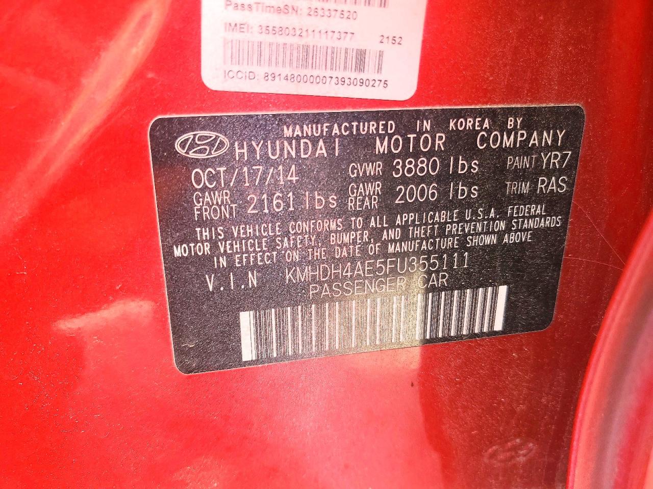Hyundai ELANTRA Se