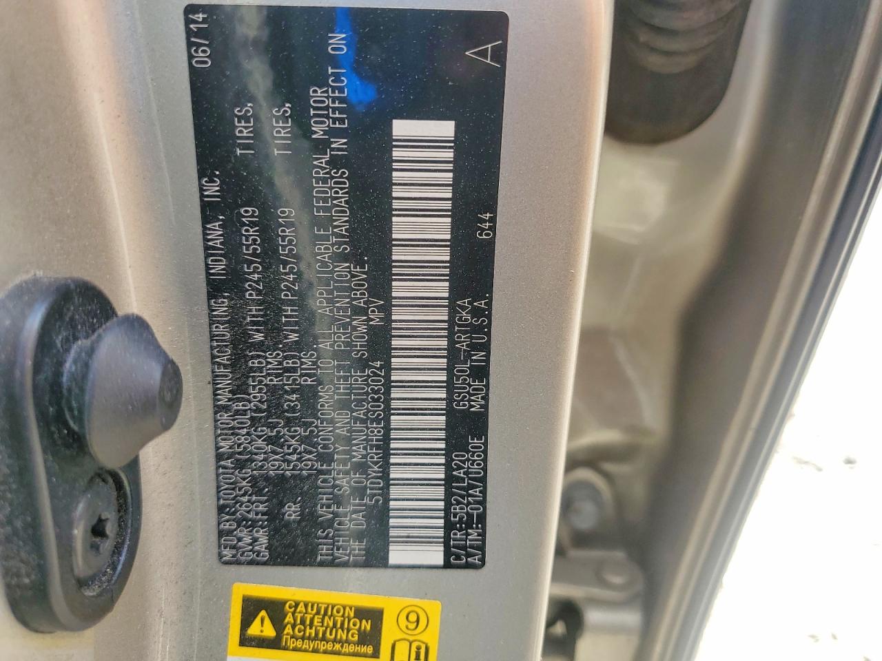 Toyota Highlander Limited Platinum