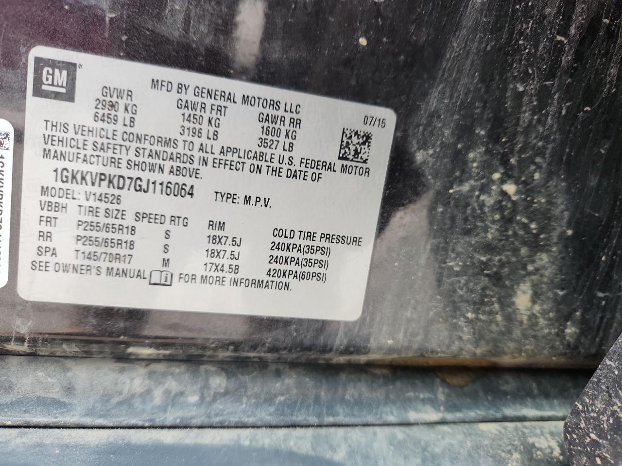 GMC Acadia Sle