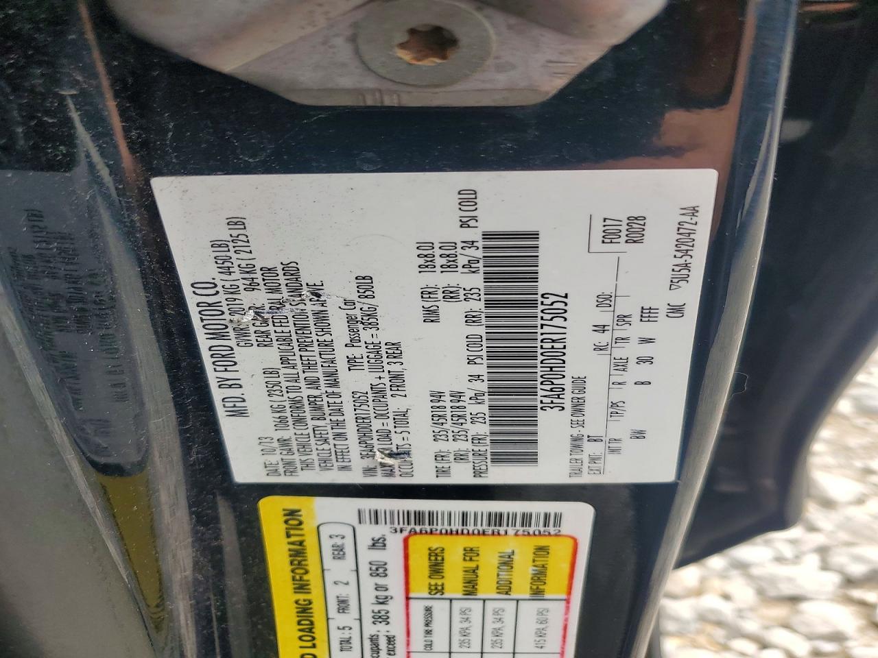 Ford Fusion Se