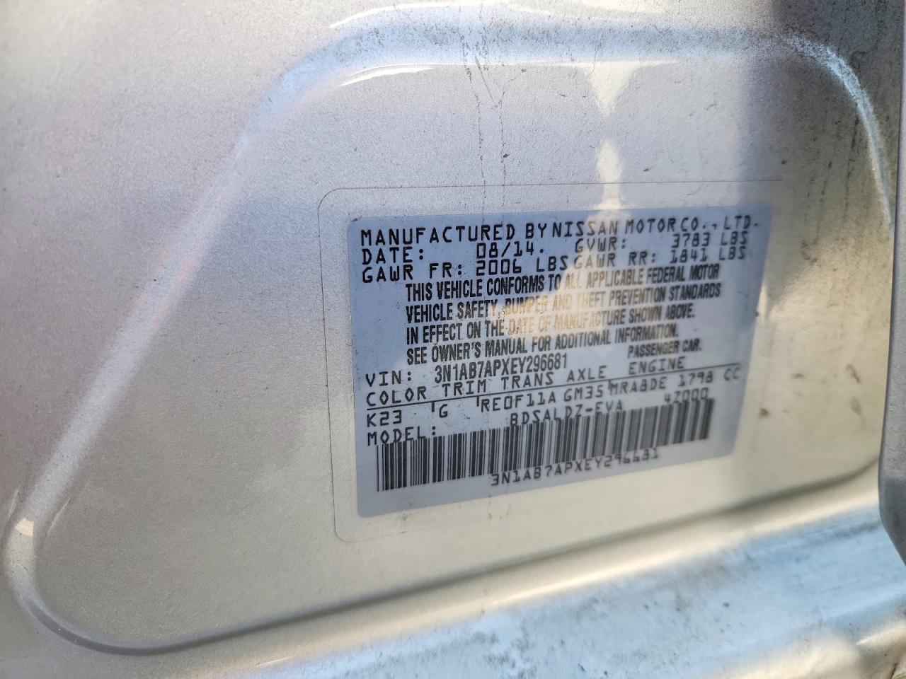 Nissan Sentra Sv