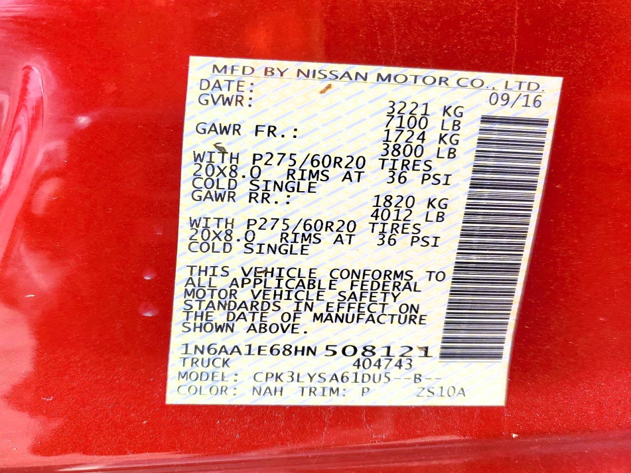 Nissan Titan Platinum Reserve