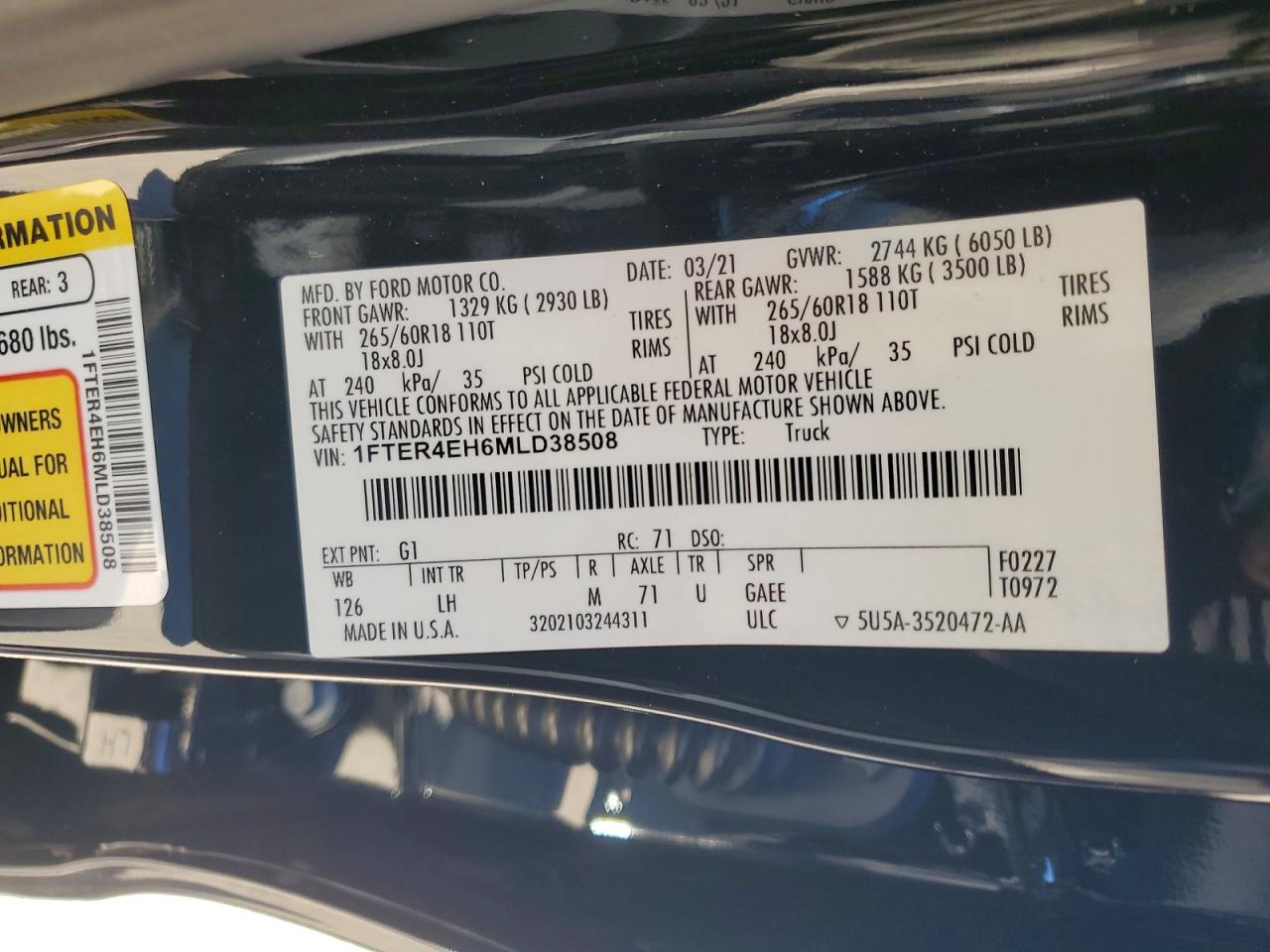 Ford Ranger Xl