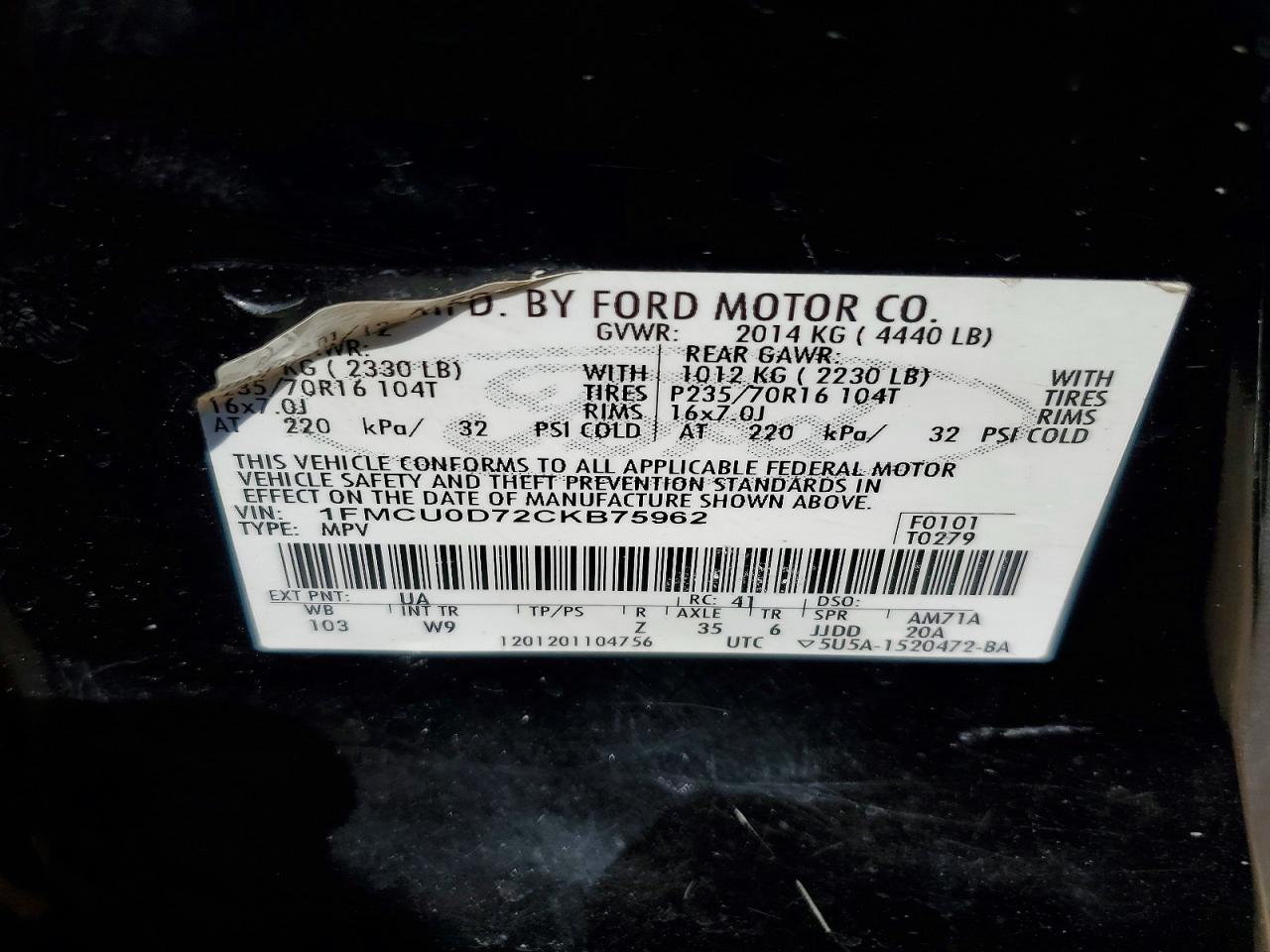 Ford Escape Xlt