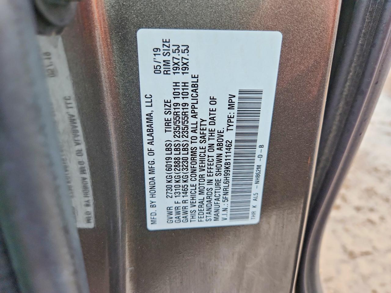 Honda Odyssey Elite