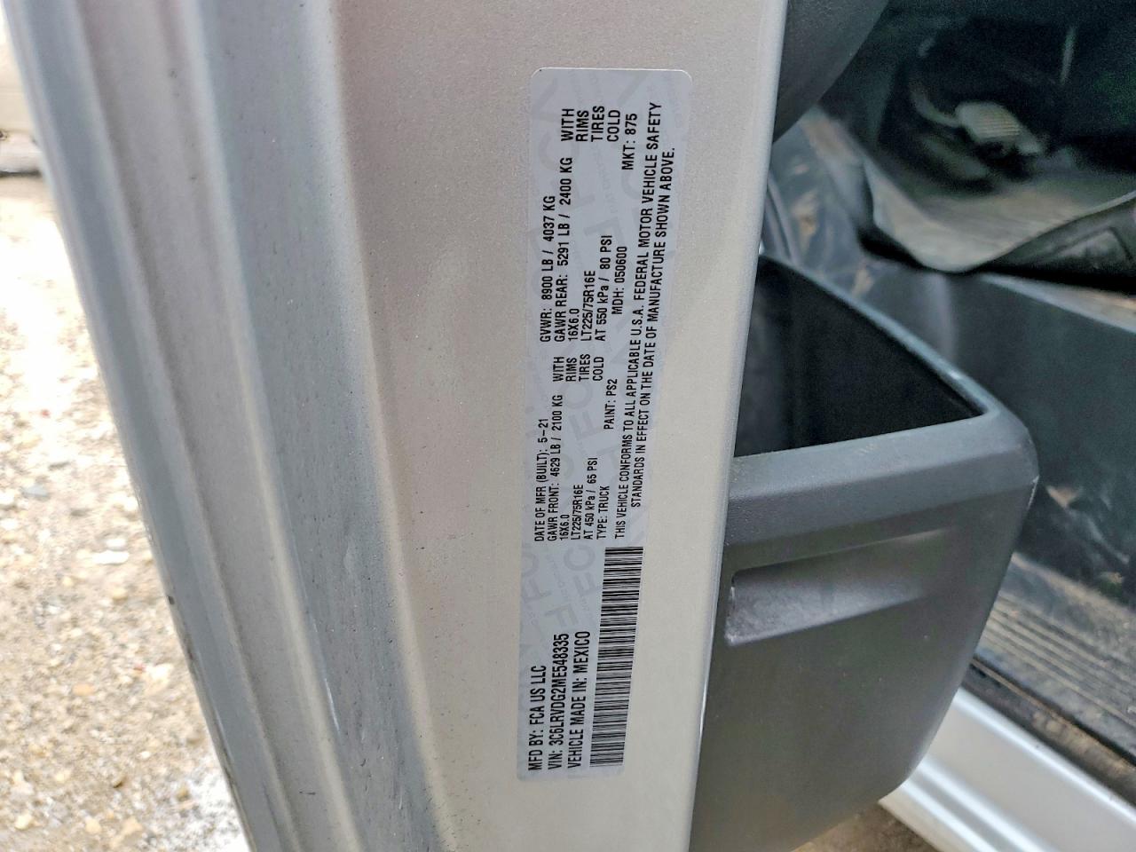 Ram Promaster 2500 High