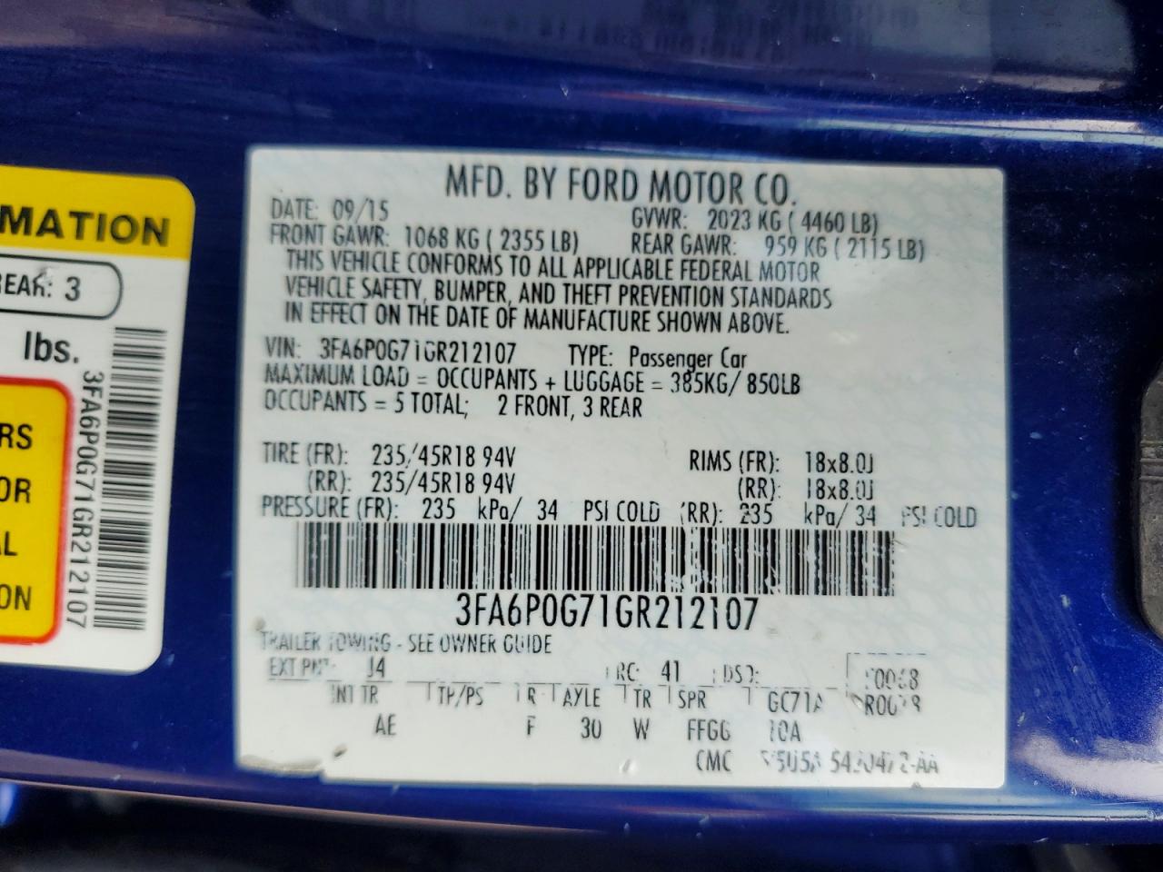 Ford Fusion S