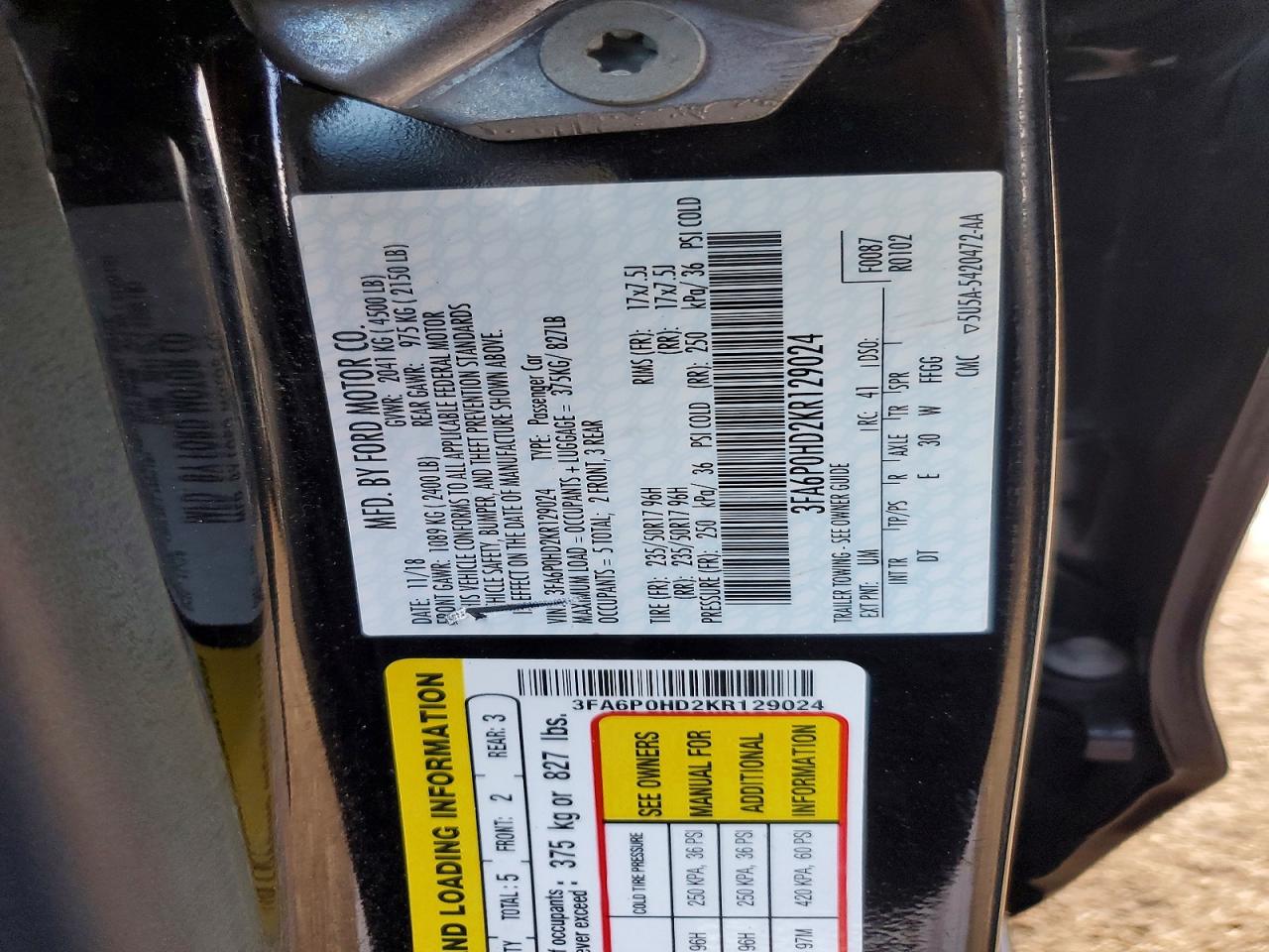 Ford Fusion Se