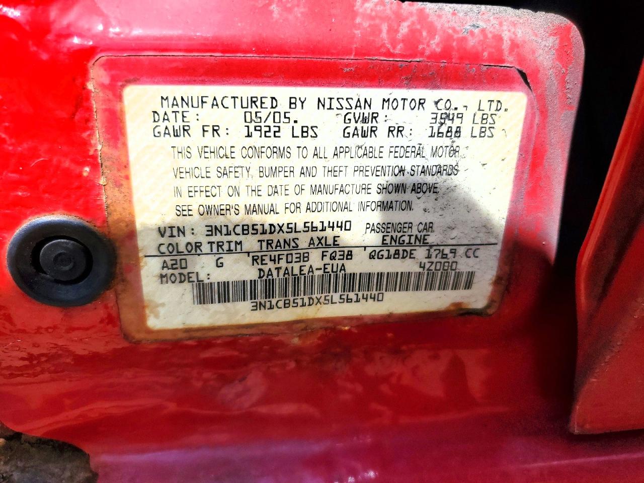 Nissan Sentra 1.8