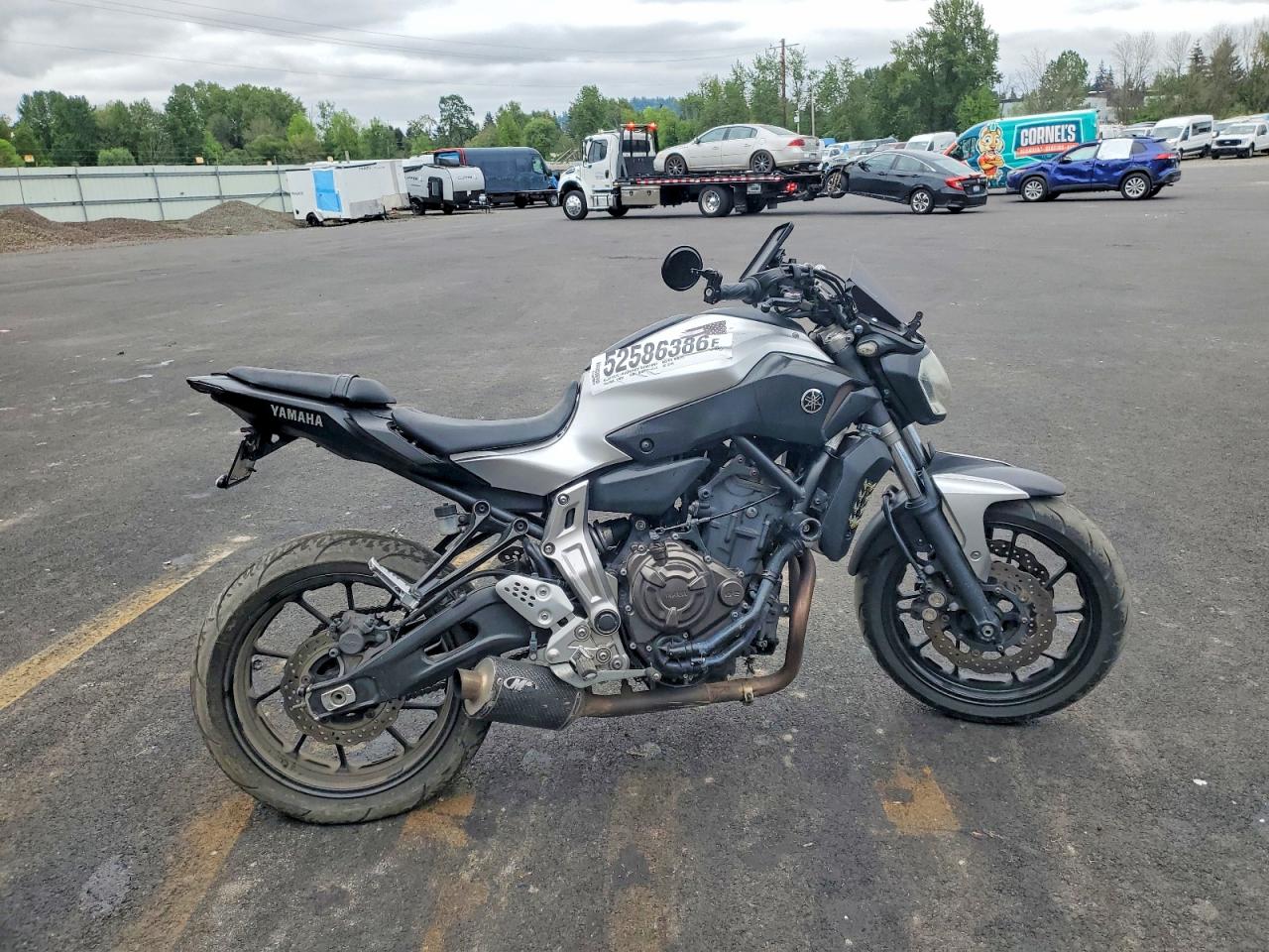 Salvage Yamaha Fz 07 09 Image
