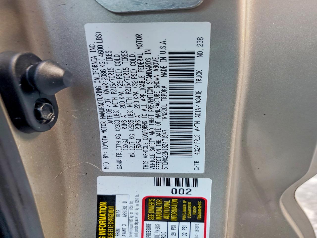 Toyota Tacoma Base