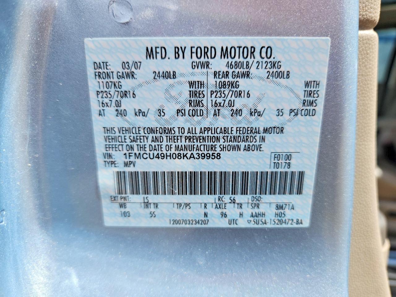 Ford Escape Hev
