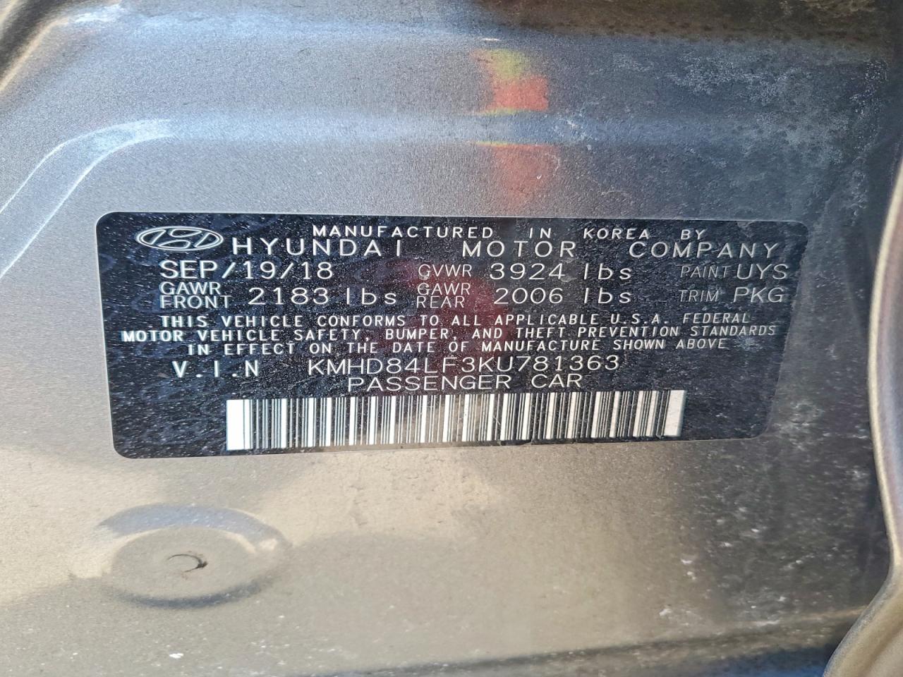 Hyundai ELANTRA Sel