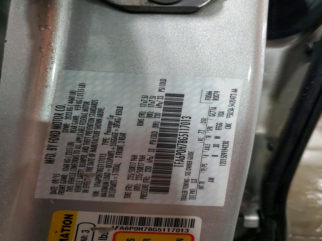 Ford Fusion Se