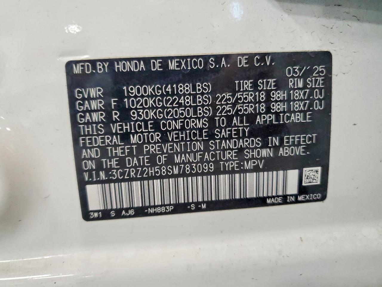 Honda HR-V Sport