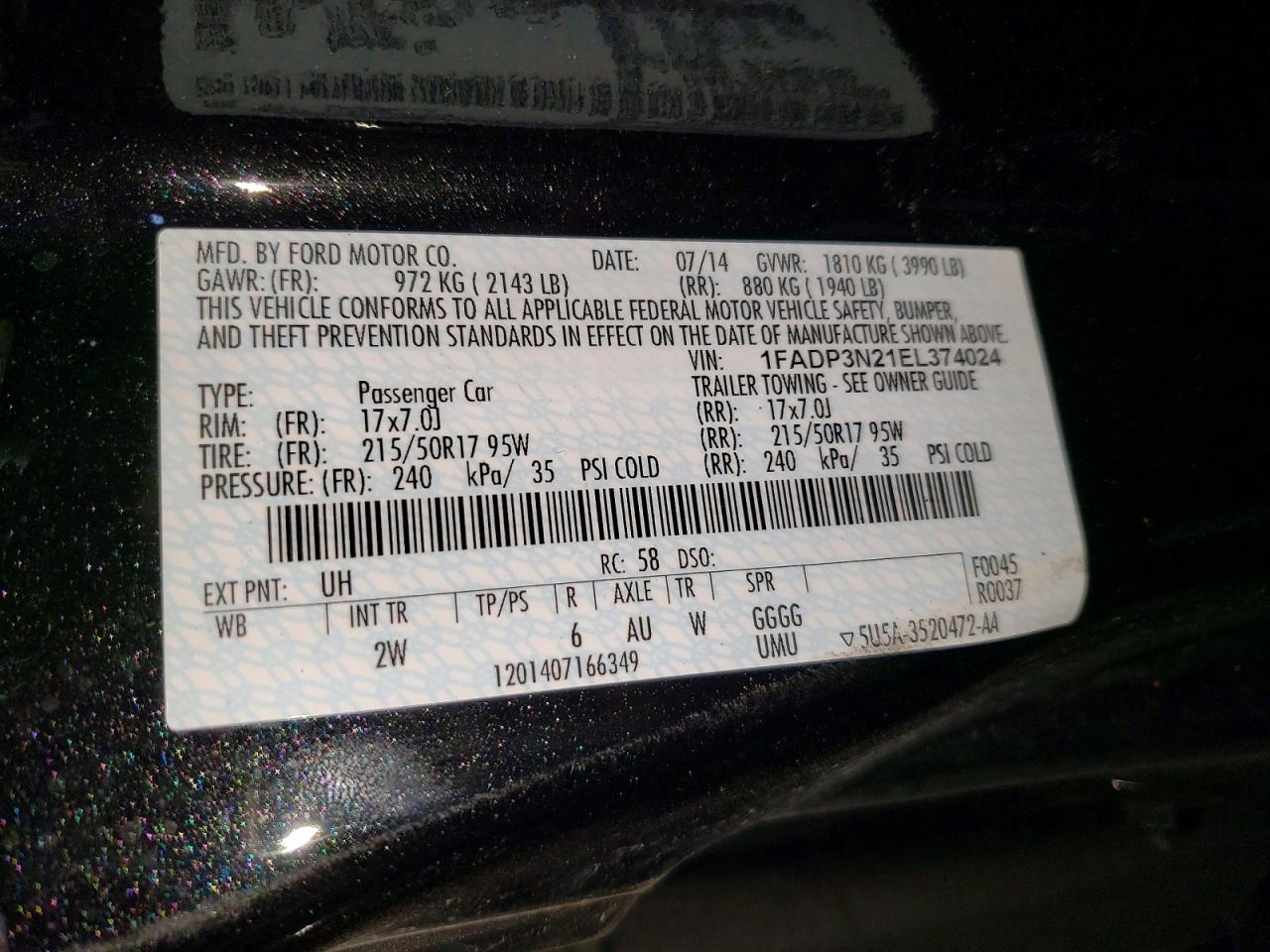 Ford Focus Titanium