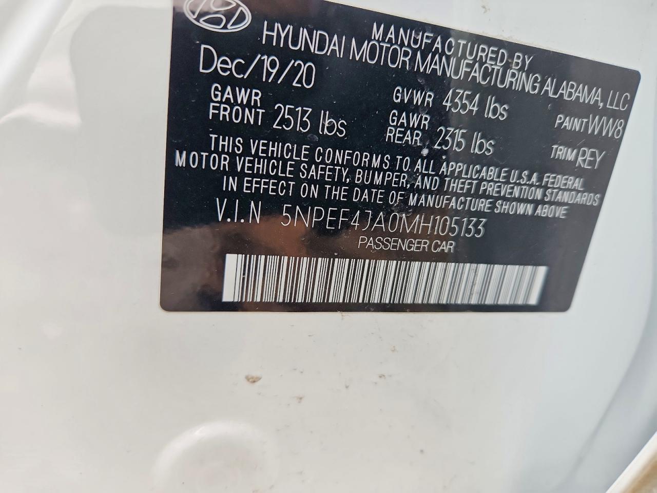 Hyundai SONATA Sel