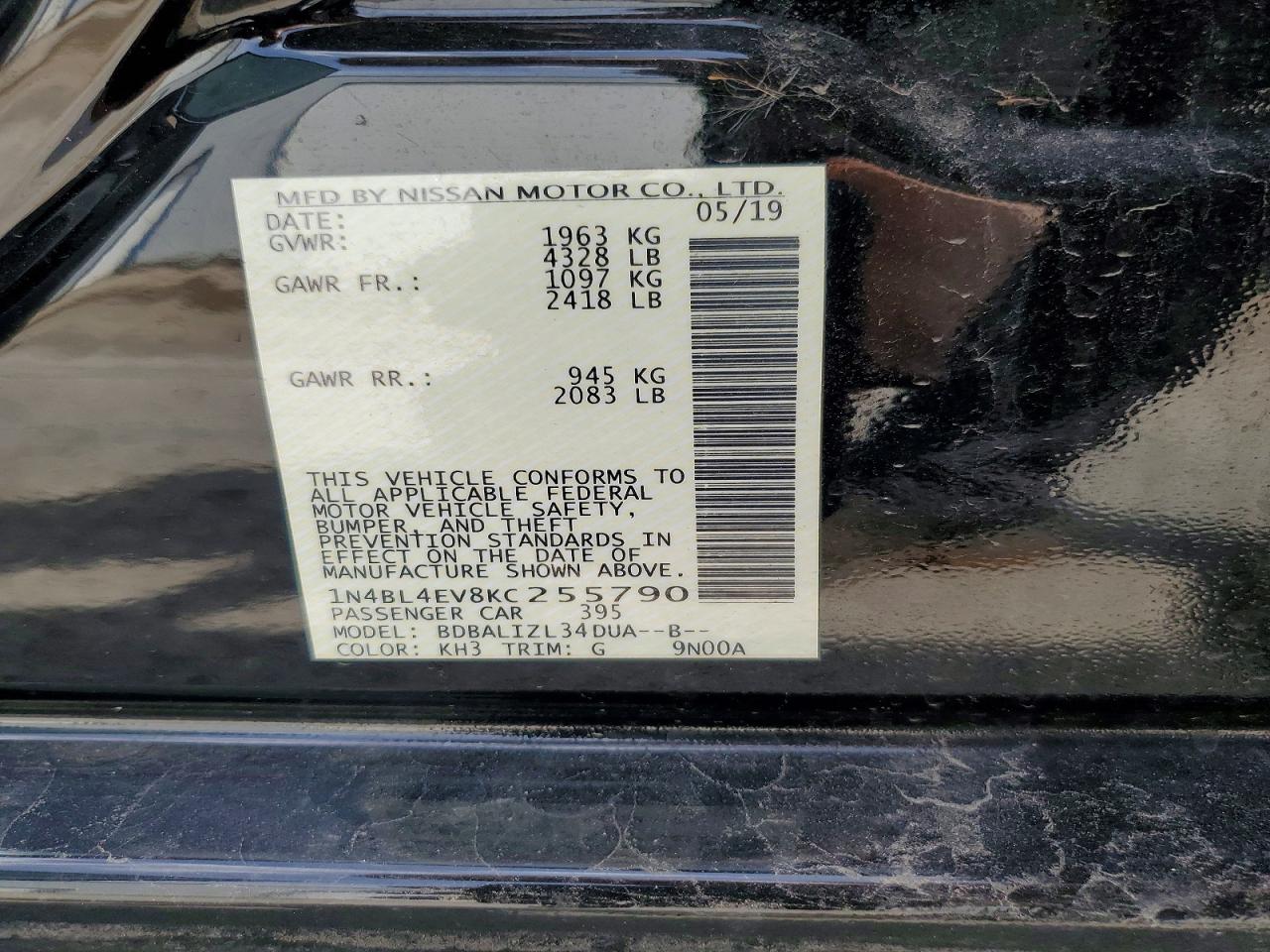 Nissan Altima Sl