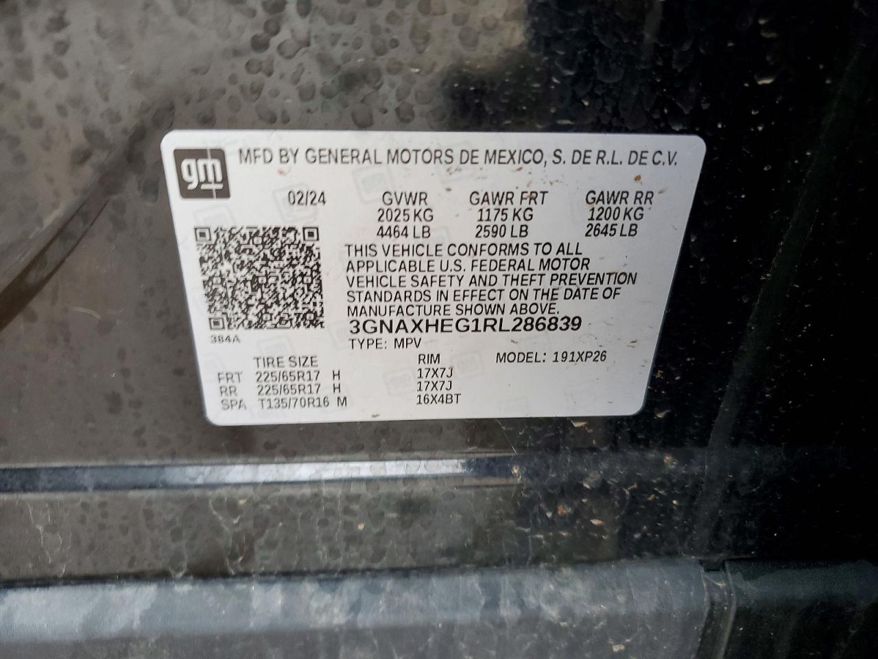 Chevrolet Equinox Ls