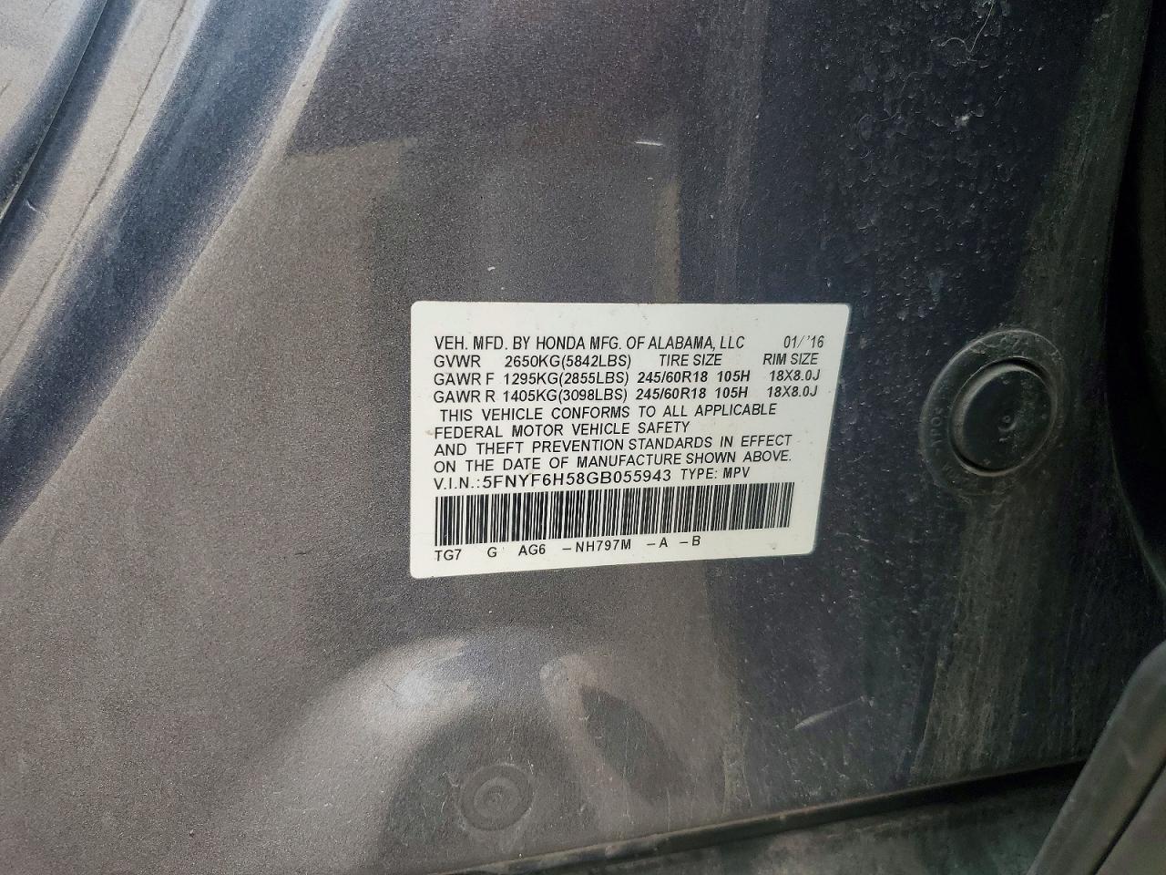 Honda Pilot Exl