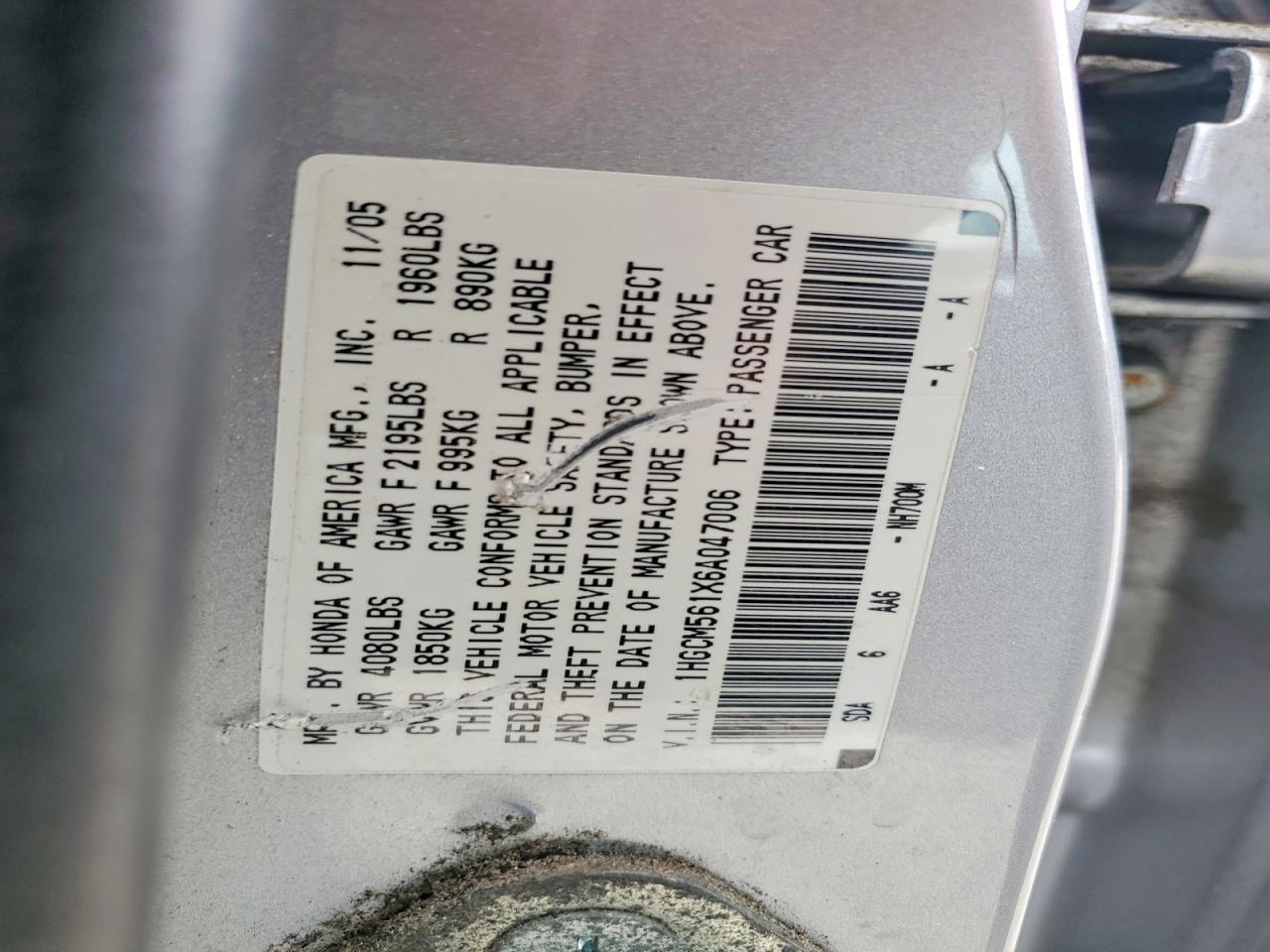 Honda Accord Value