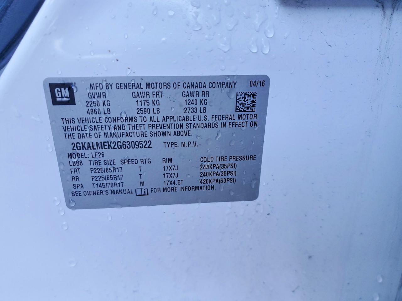 GMC Terrain Sle