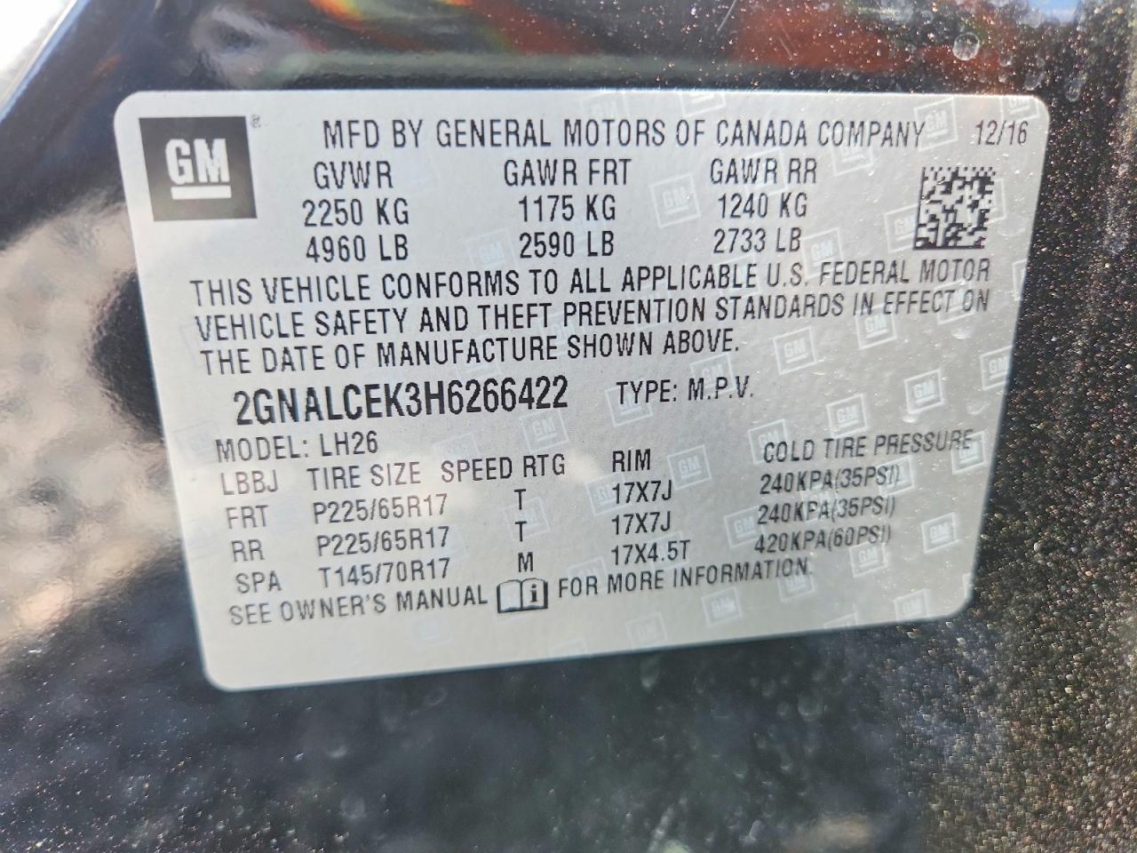 Chevrolet Equinox Lt