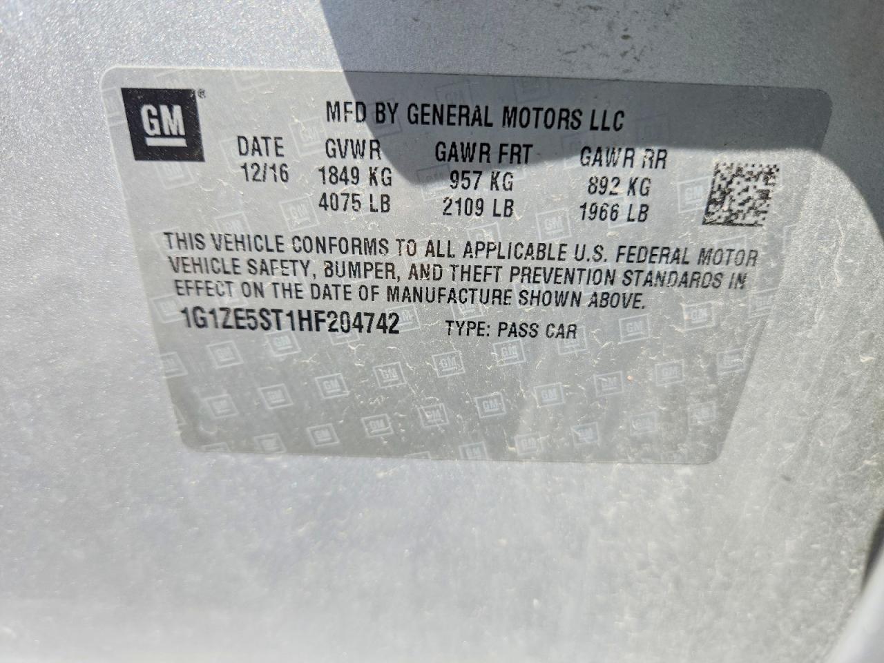 Chevrolet Malibu Lt
