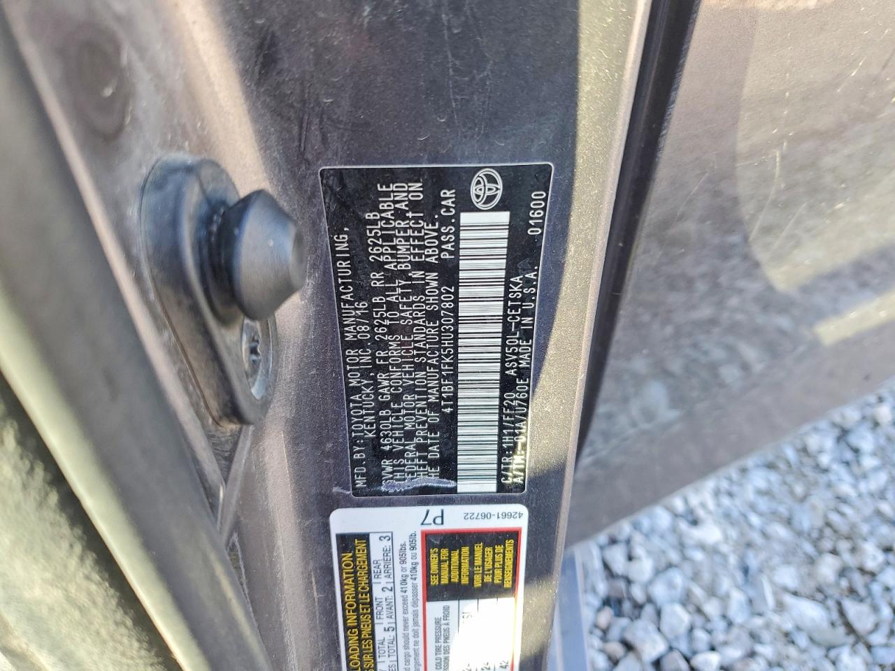 Toyota Camry Se