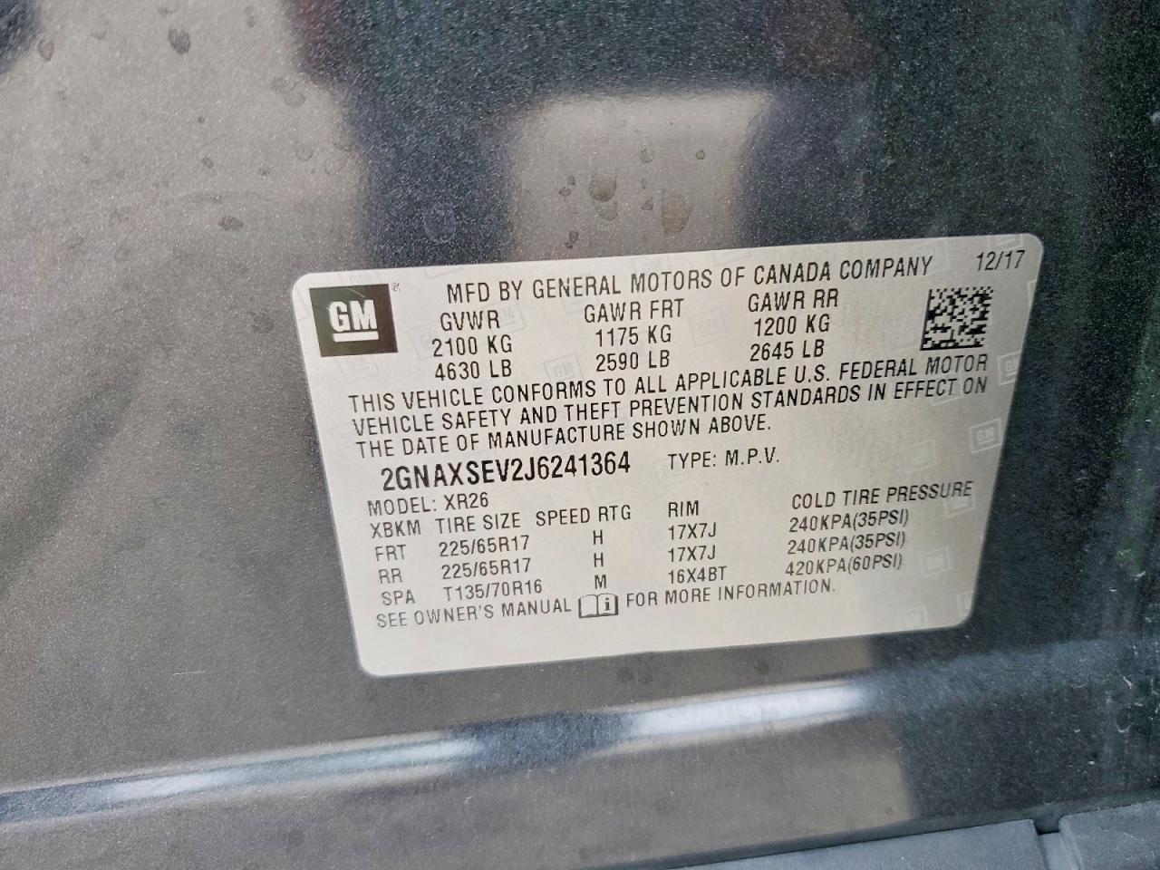 Chevrolet Equinox Lt