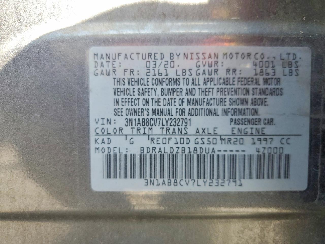 Nissan Sentra Sv