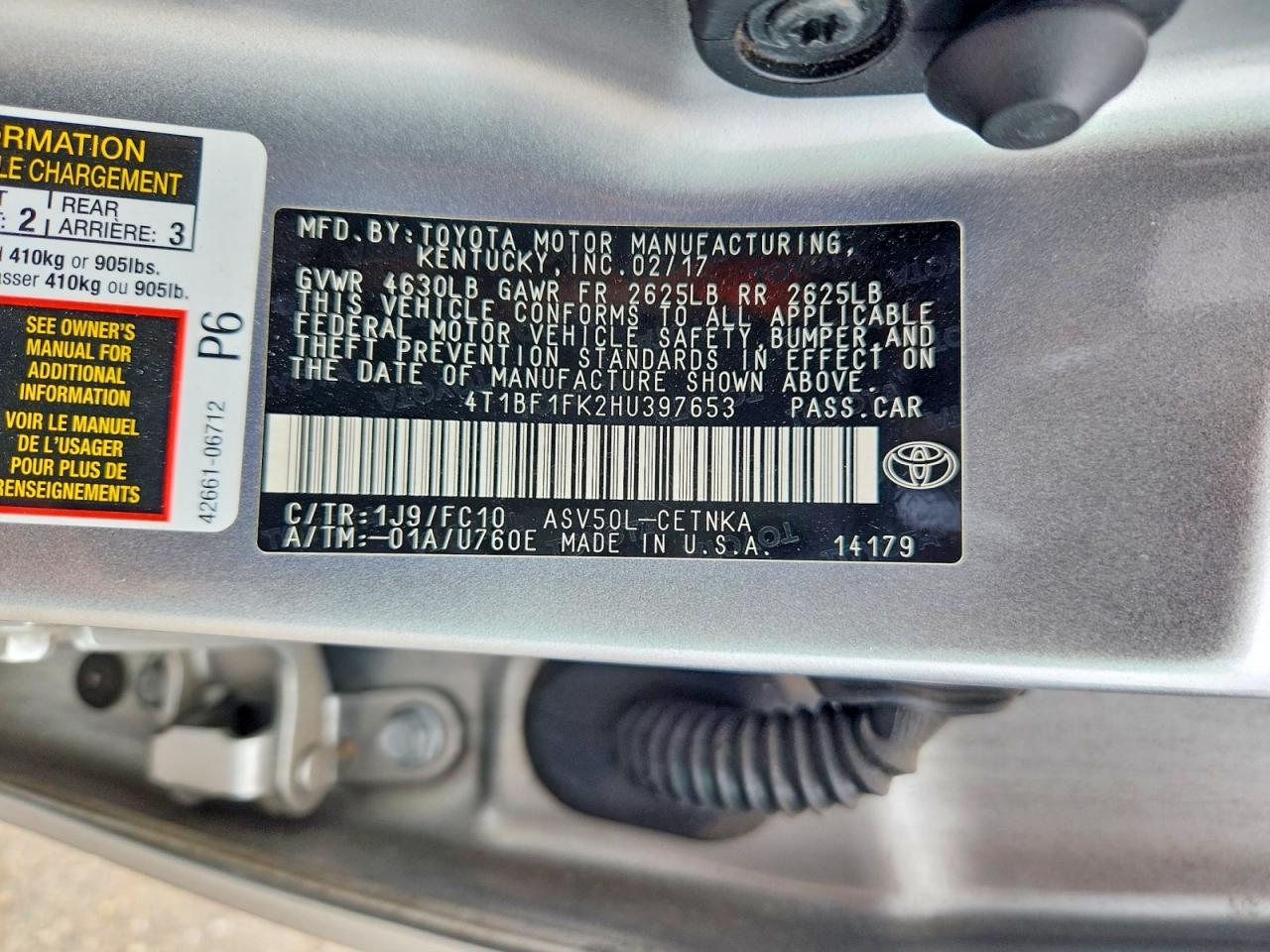 Toyota Camry Le