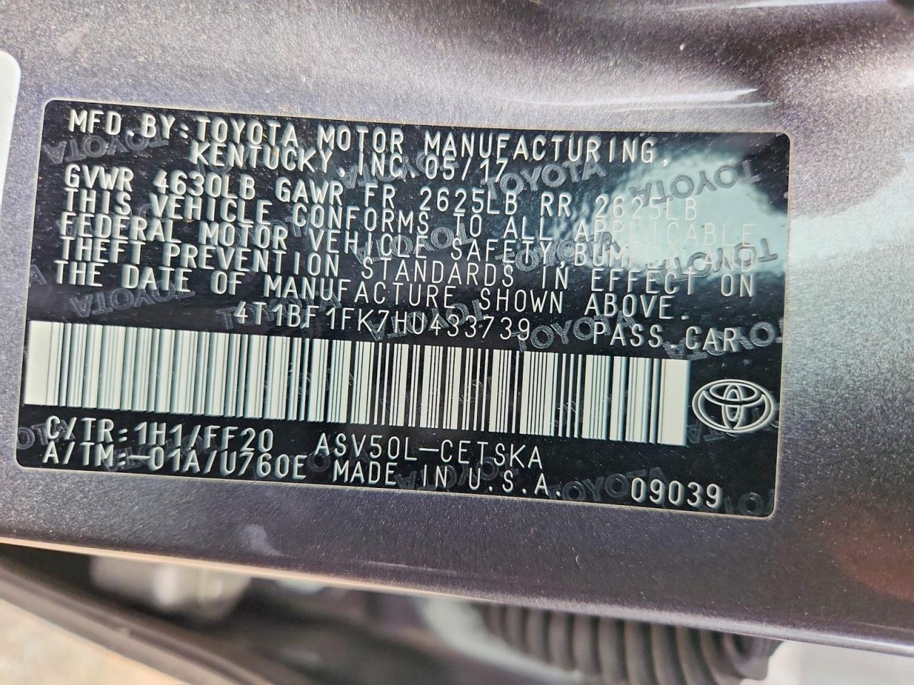 Toyota Camry Se