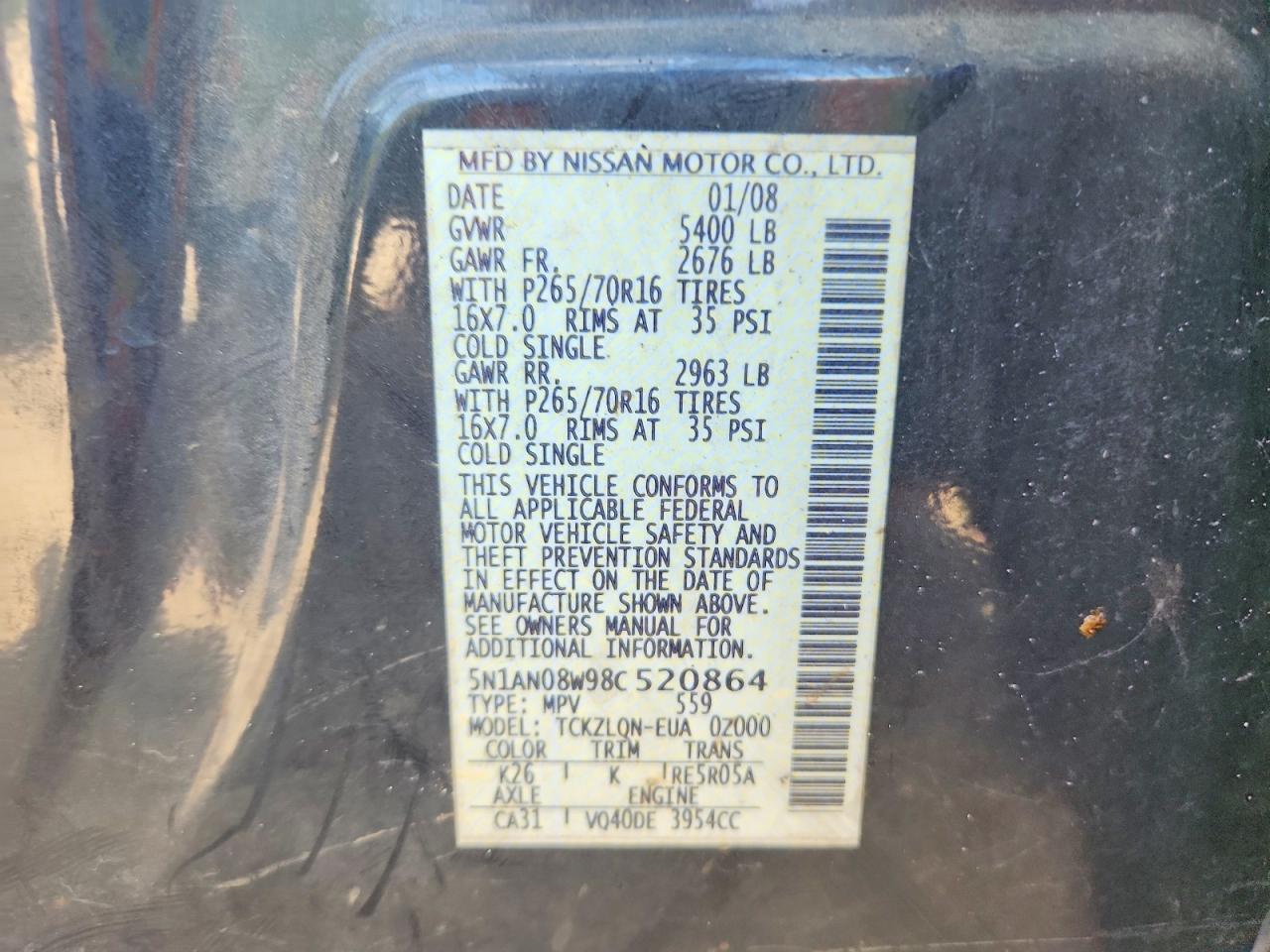 Nissan Xterra X