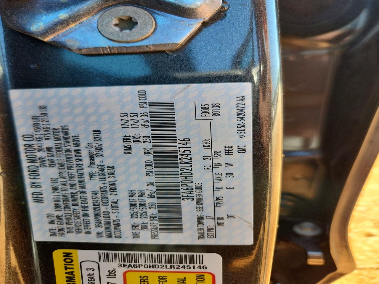Ford Fusion Se
