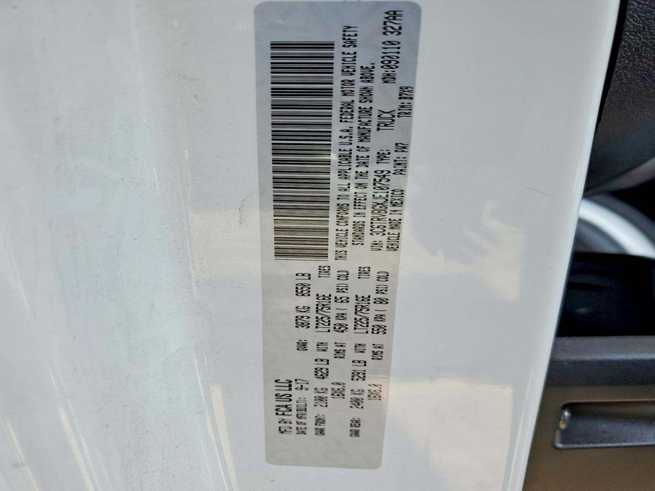 Ram Promaster 1500 High