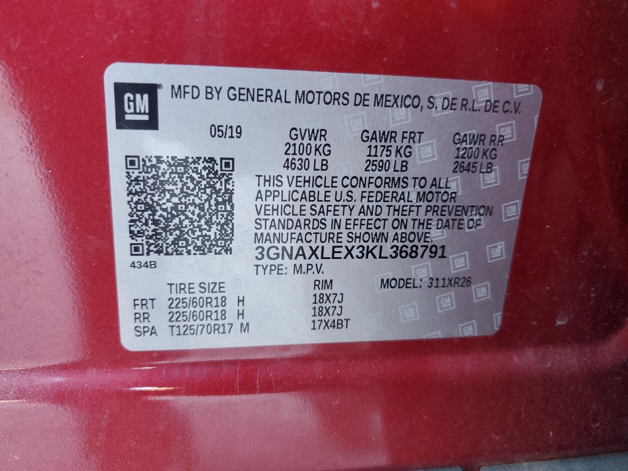 Chevrolet Equinox Lt