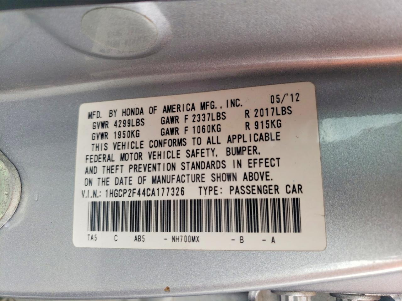 Honda Accord Lxp