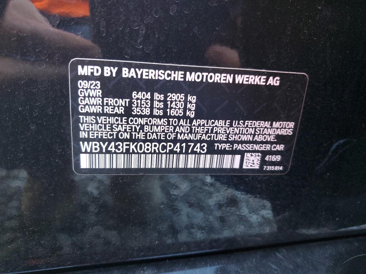 BMW I5 M60 M60