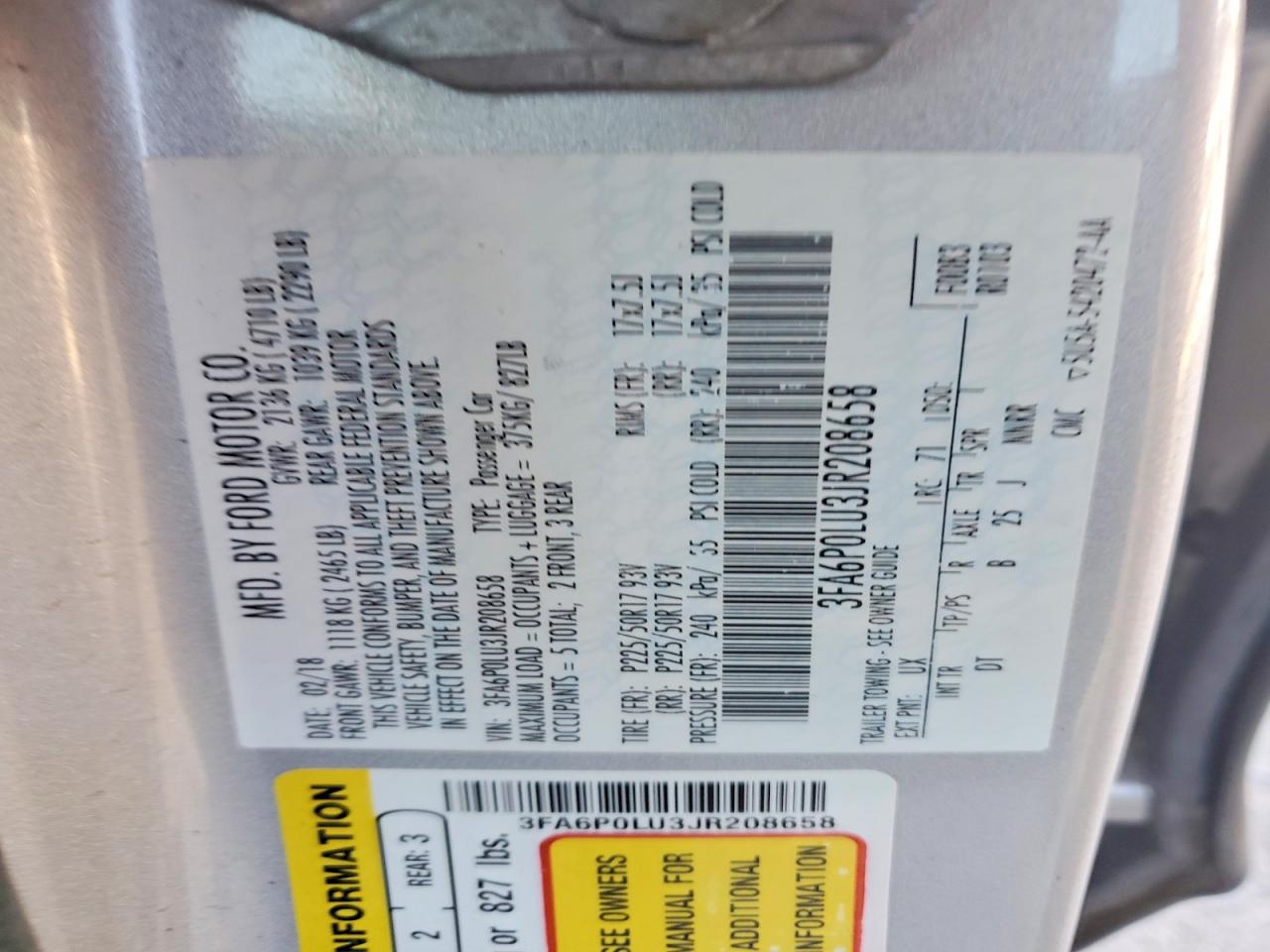 Ford Fusion Se Hybrid