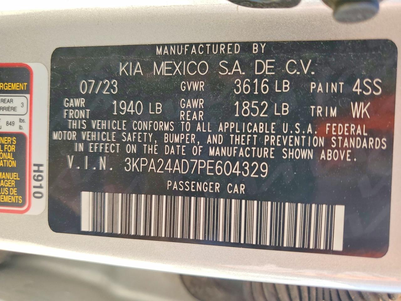Kia Rio S