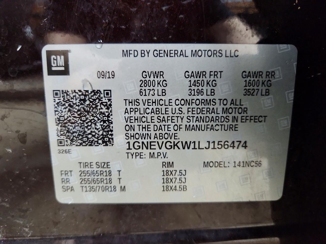Chevrolet Traverse Lt