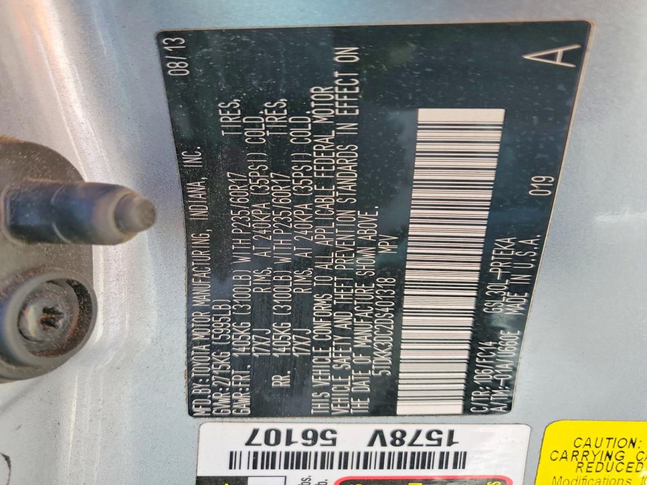 Toyota Sienna Le