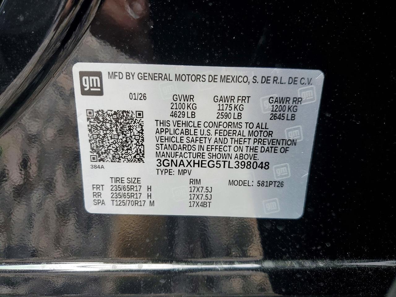 Chevrolet Equinox Lt