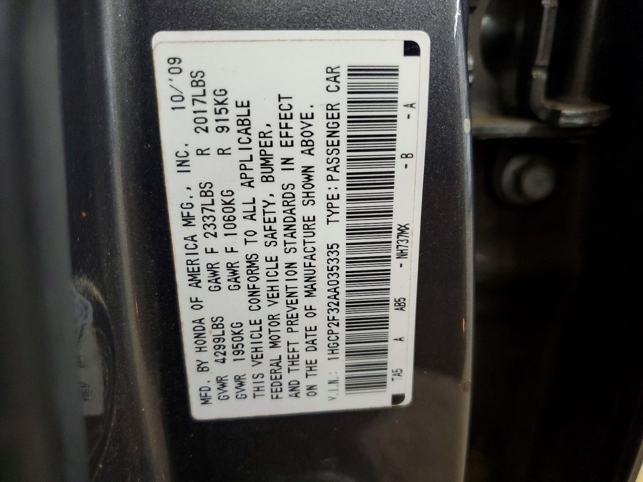 Honda Accord Lx