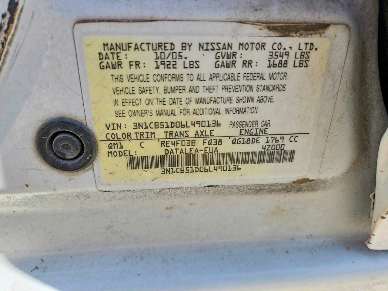 Nissan Sentra 1.8