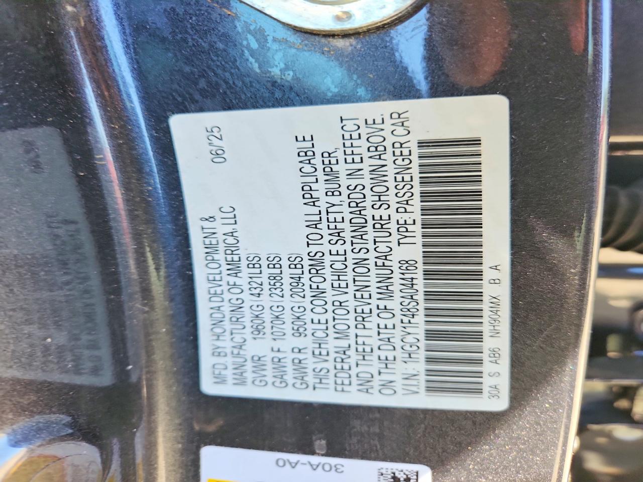 Honda Accord Se