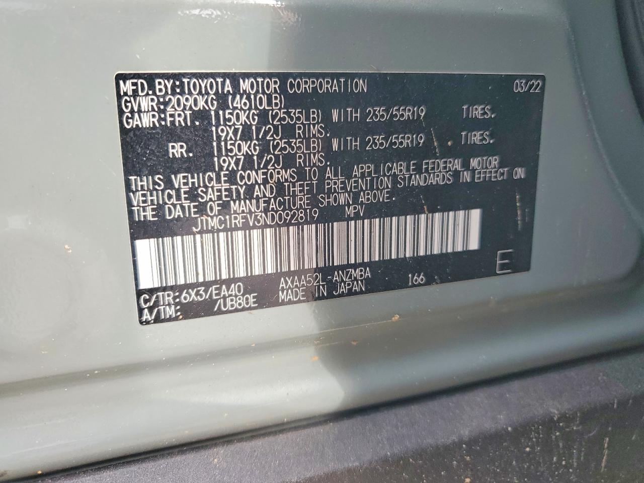 Toyota RAV4 Xle Premium