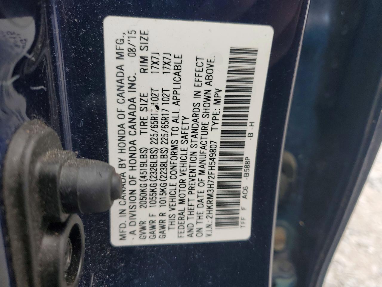 Honda Crv Exl