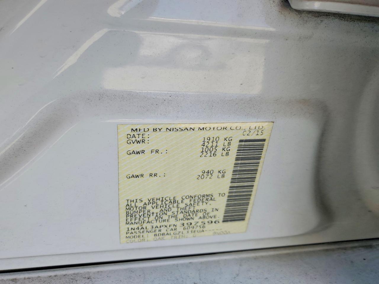 Nissan Altima 2.5 S